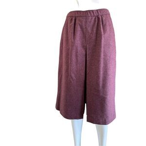 Women’s vintage 70’s midi pleated skirt purple mid century high waisted